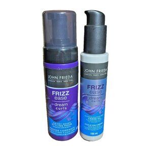 John Frieda Frizz Ease Dream Curls Air Dry Waves Styling Foam and Cream Oil